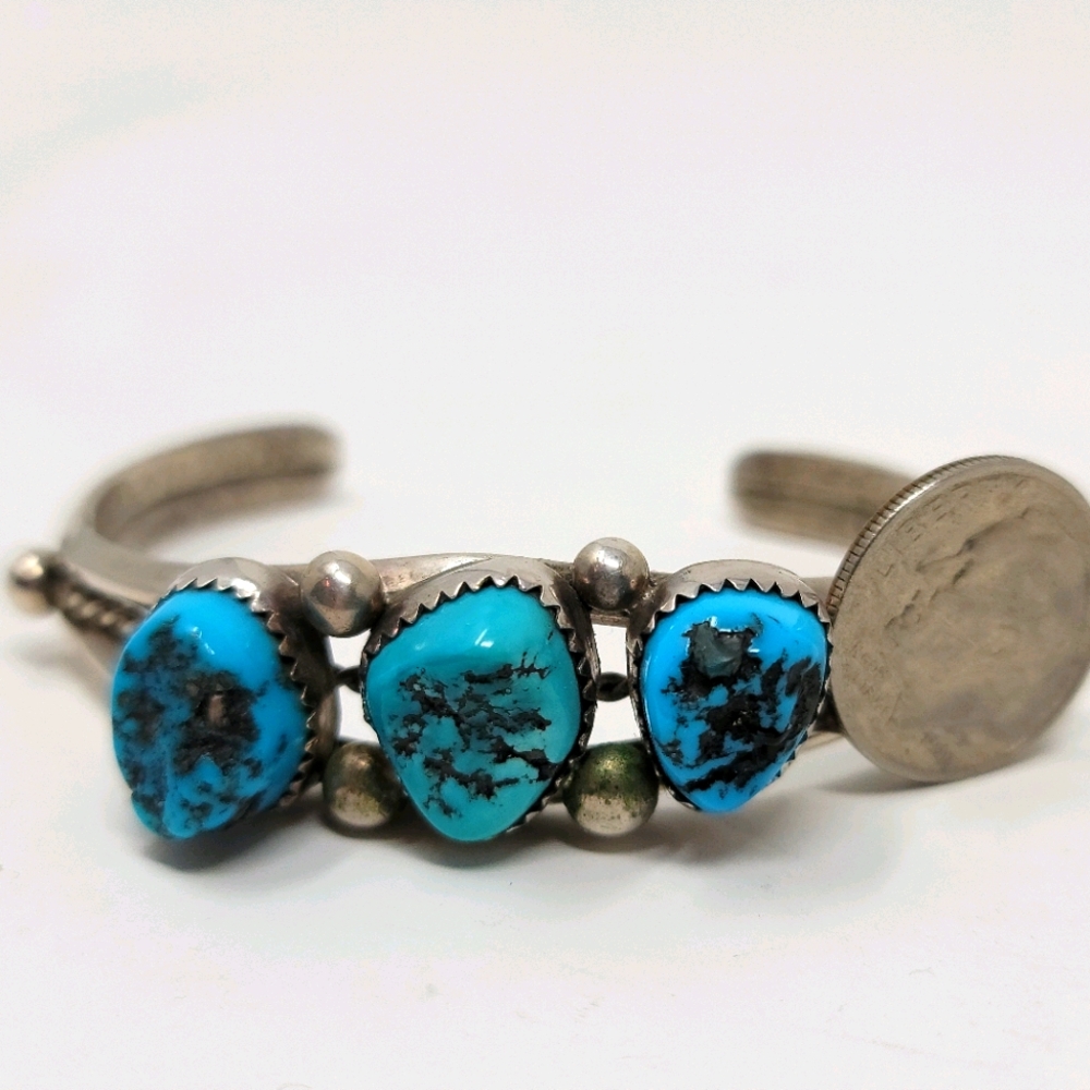 Navajo Turquoise Bracelet MT sterling